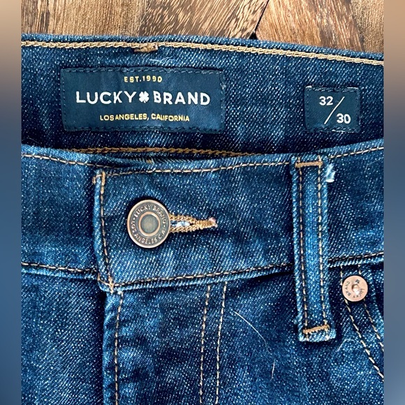 Lucky Brand Men’s 32/30 Straight Leg Jeans Indigo Blue - Picture 2 of 9